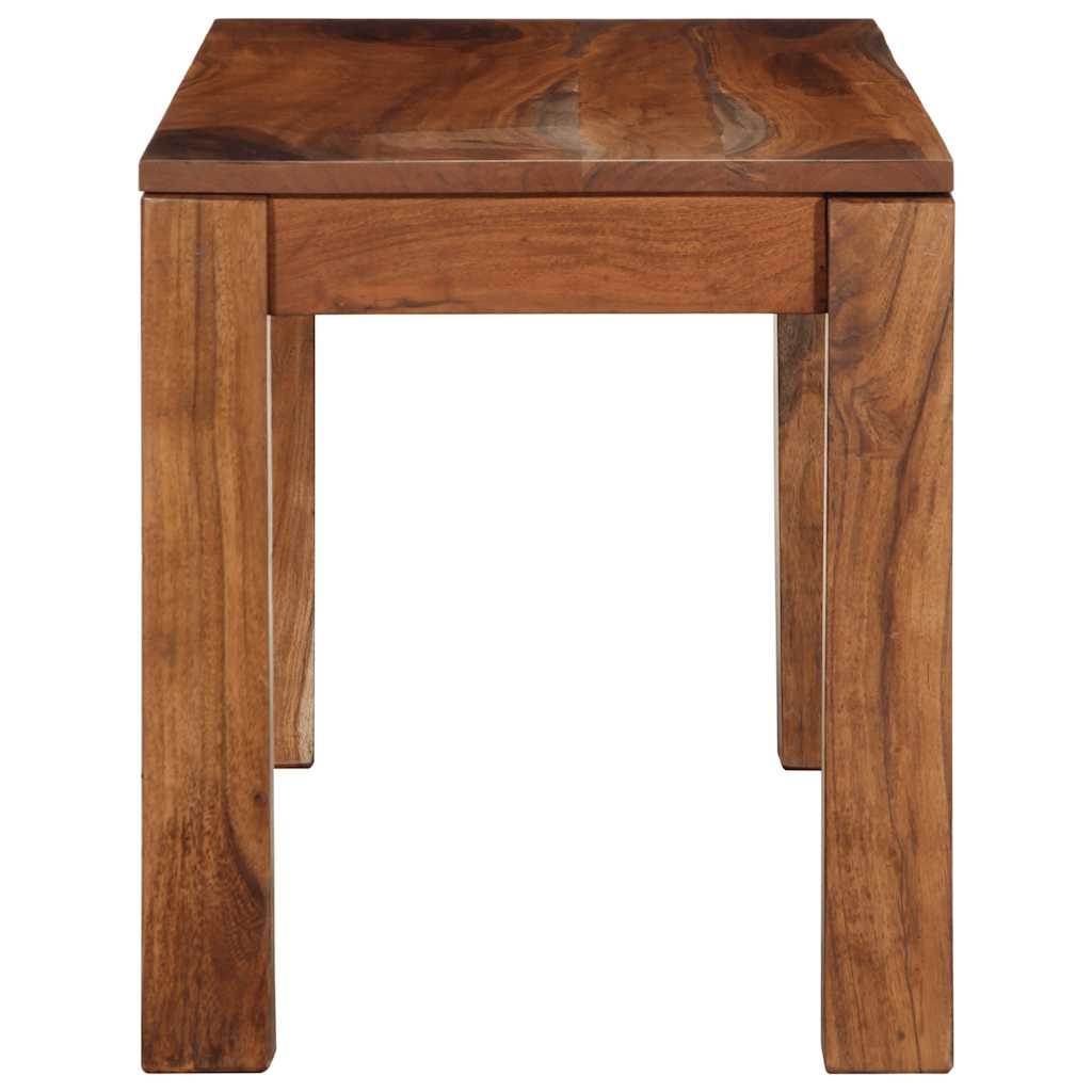 Banco 110 cm madeira maciça de acácia