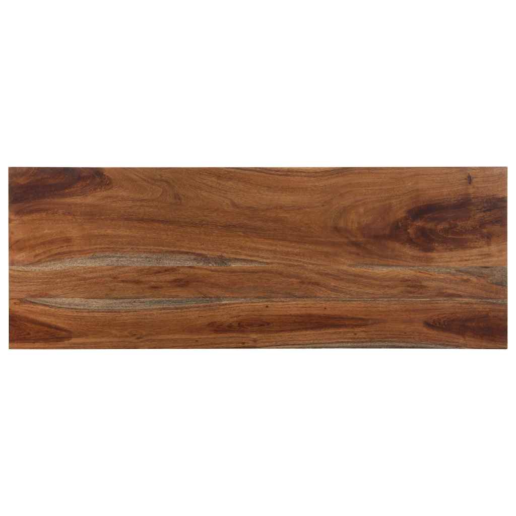 Banco 110 cm madeira maciça de acácia