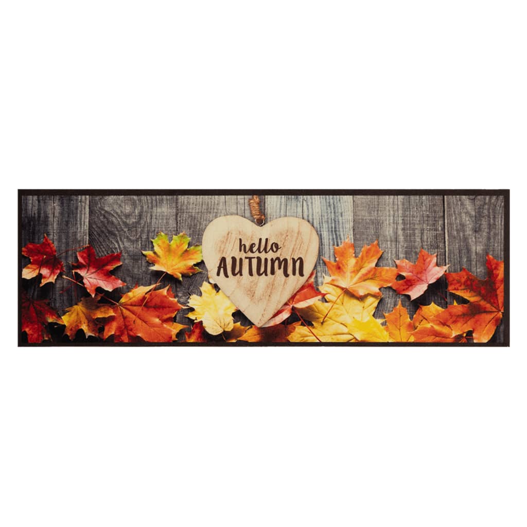 Tapete de cozinha lavável 60x180 cm veludo padrão autumn