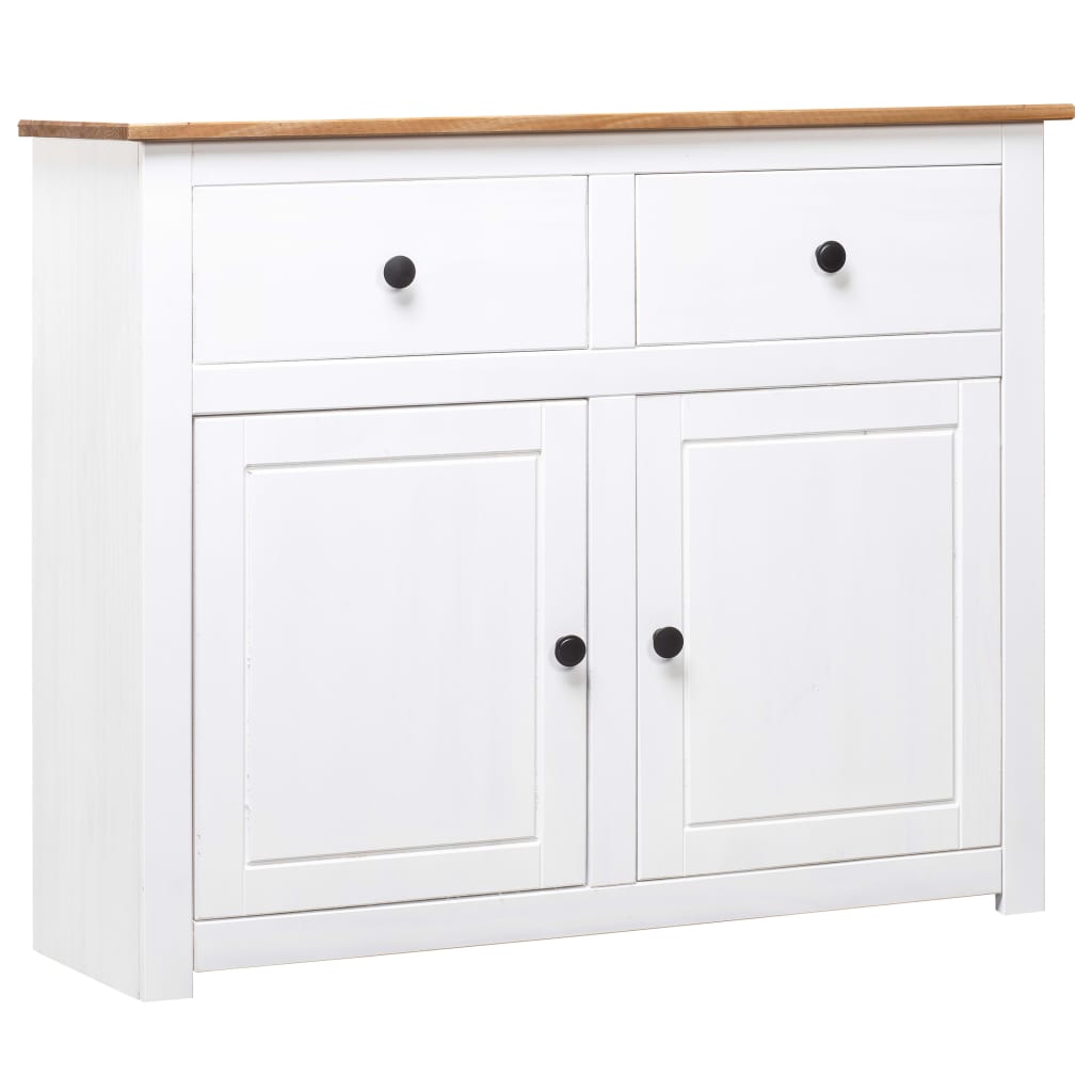 Aparador 93x40x80 cm pinho maciço panama branco