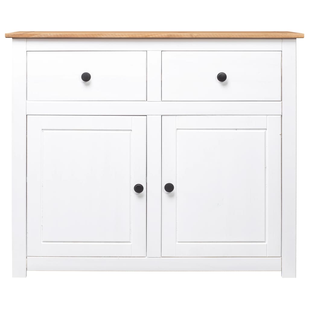 Aparador 93x40x80 cm pinho maciço panama branco