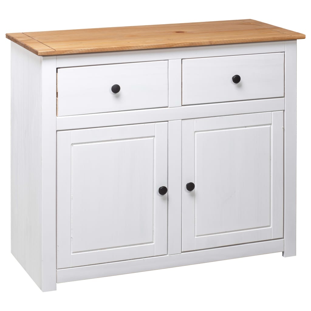Aparador 93x40x80 cm pinho maciço panama branco