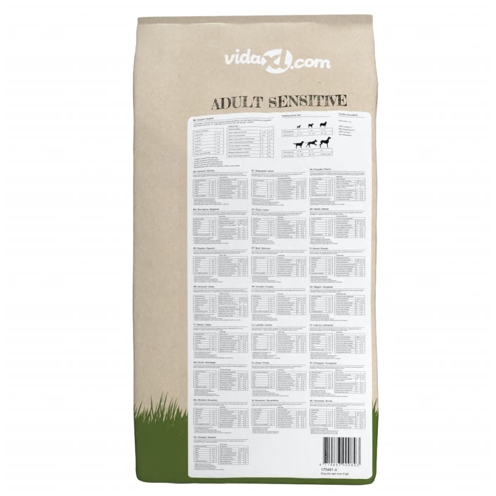 Ração premium para cães adult sensitive lamb & rice 15 kg