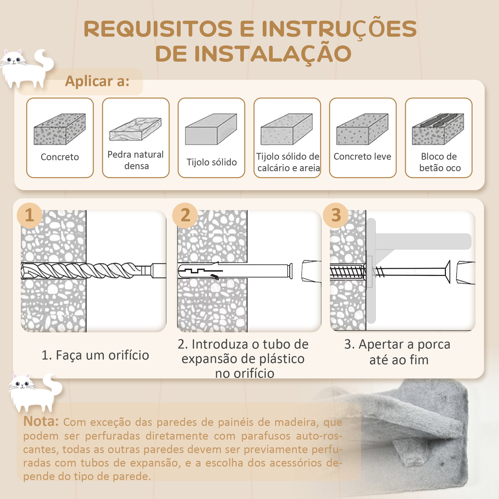 Prateleiras de parede para gatos 4 peças com rede plataforma semicircular plataformas de salto e poste de sisal cinza
