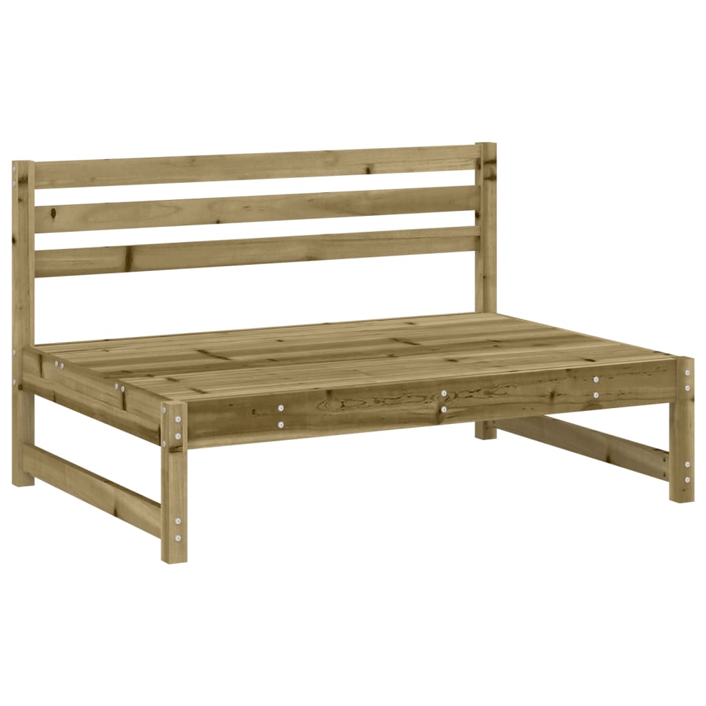 2 Pcs conjunto lounge de jardim madeira de pinho impregnada