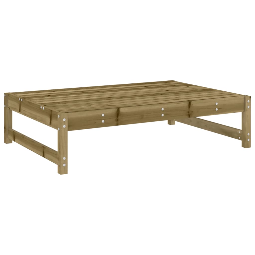 2 Pcs conjunto lounge de jardim madeira de pinho impregnada