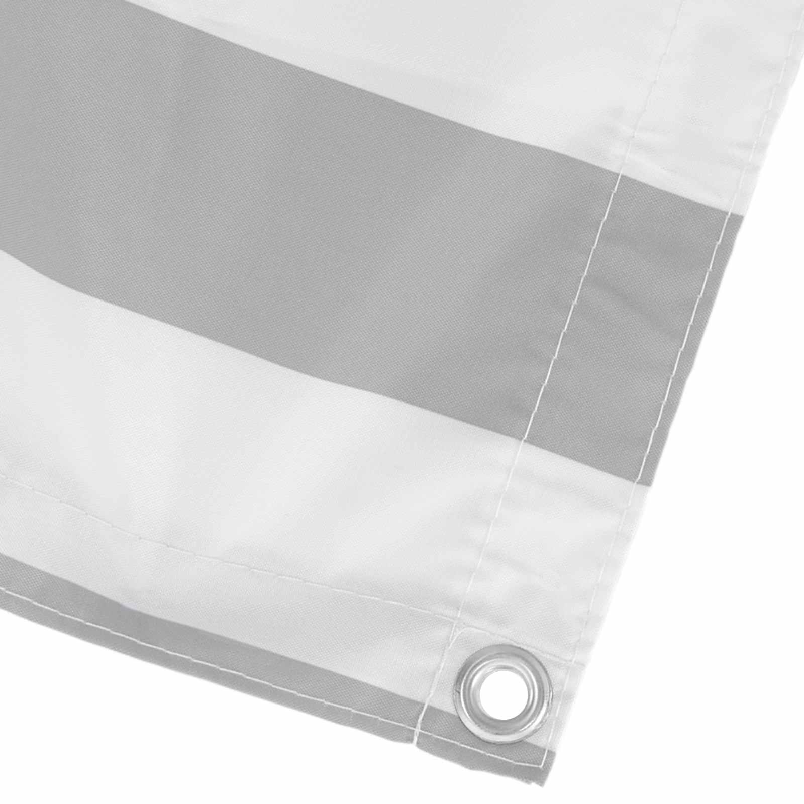 Tela de varanda cinza claro e branco 100 x 1000 cm
