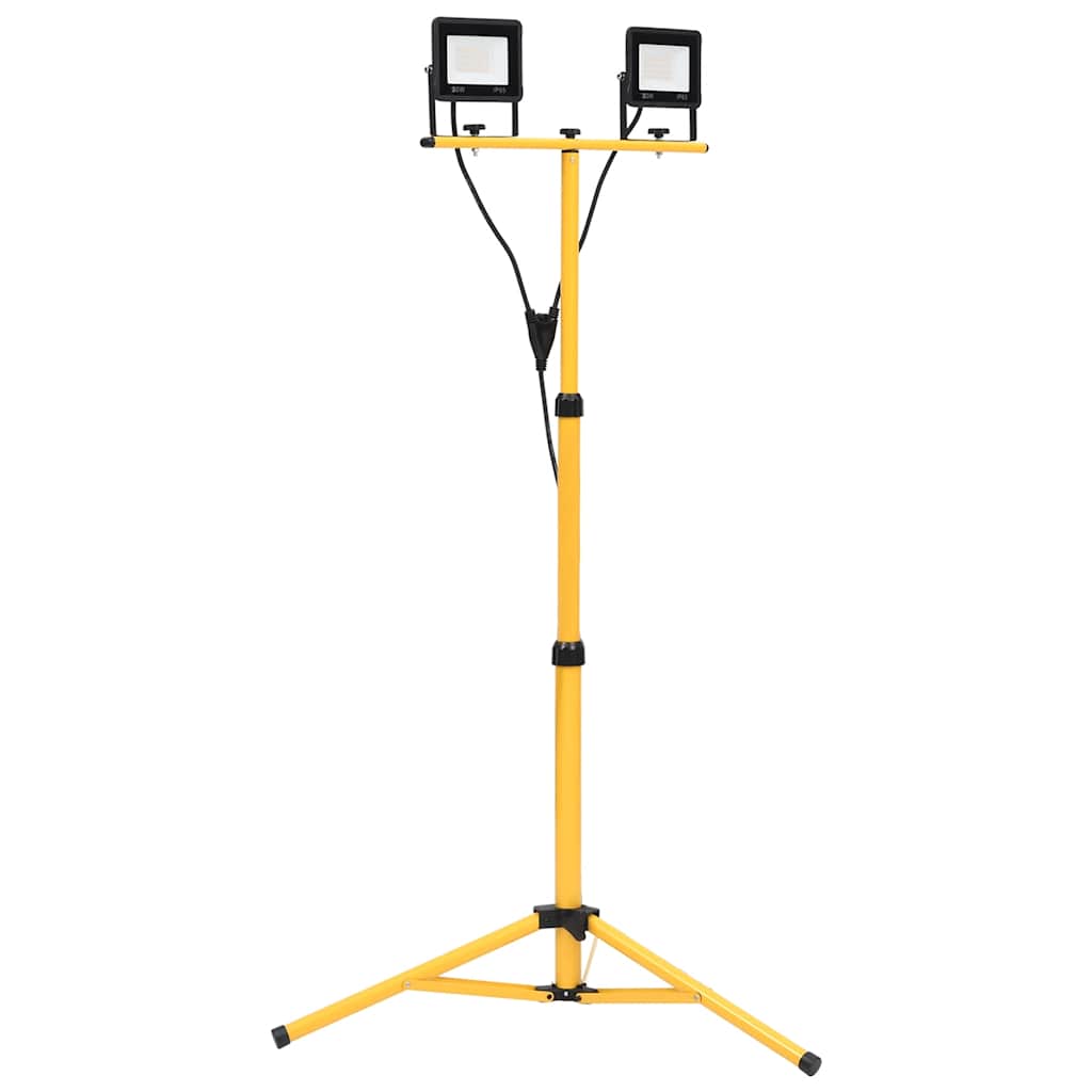 Projetor c/ iluminação LED e tripé 2x20 w branco quente