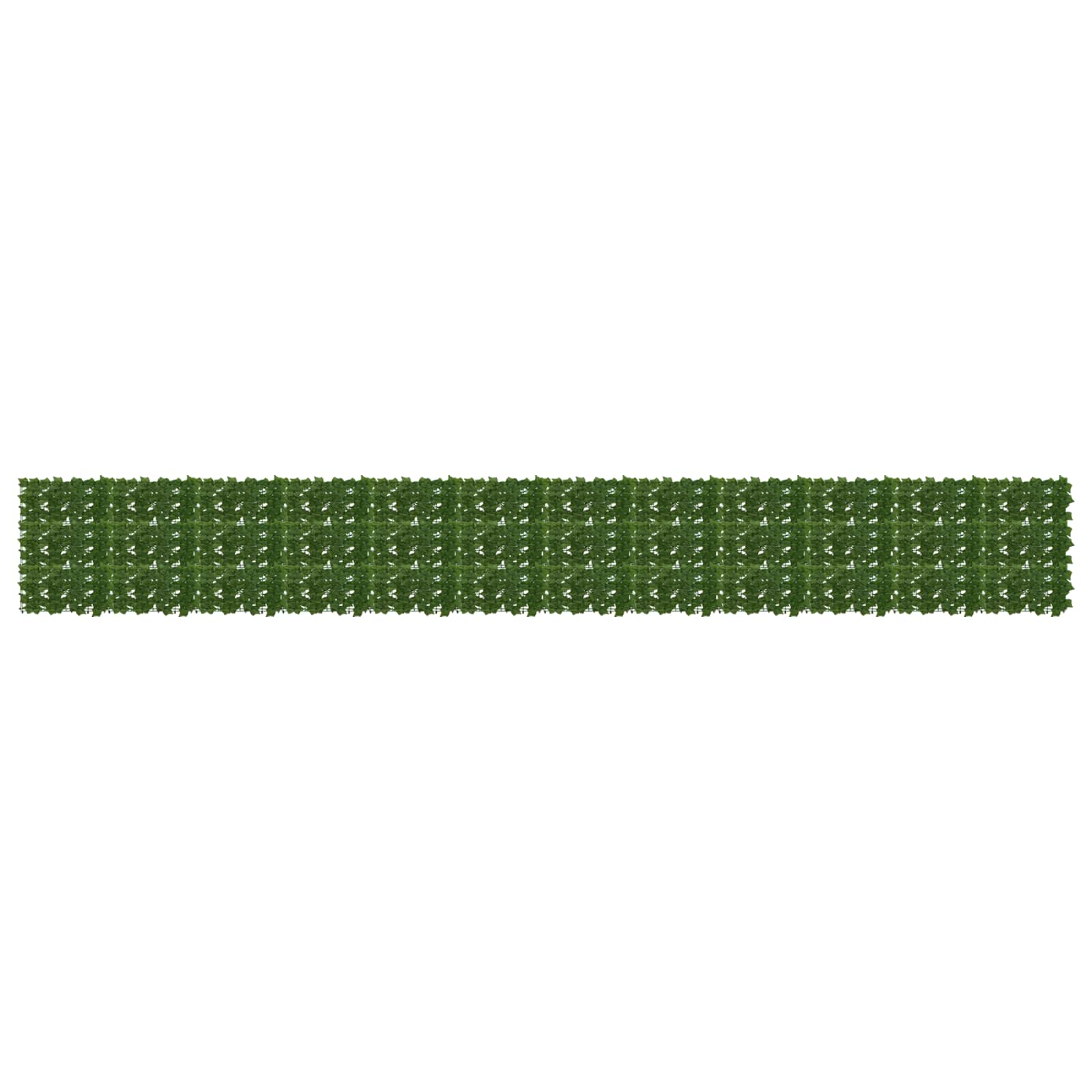 Tela de varanda com folhas verde 600 x 75 cm