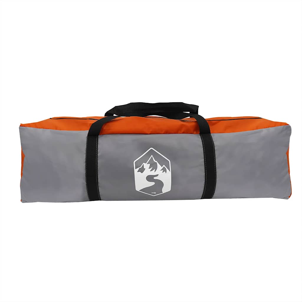 Lona de campismo 460x305x210 cm impermeável laranja