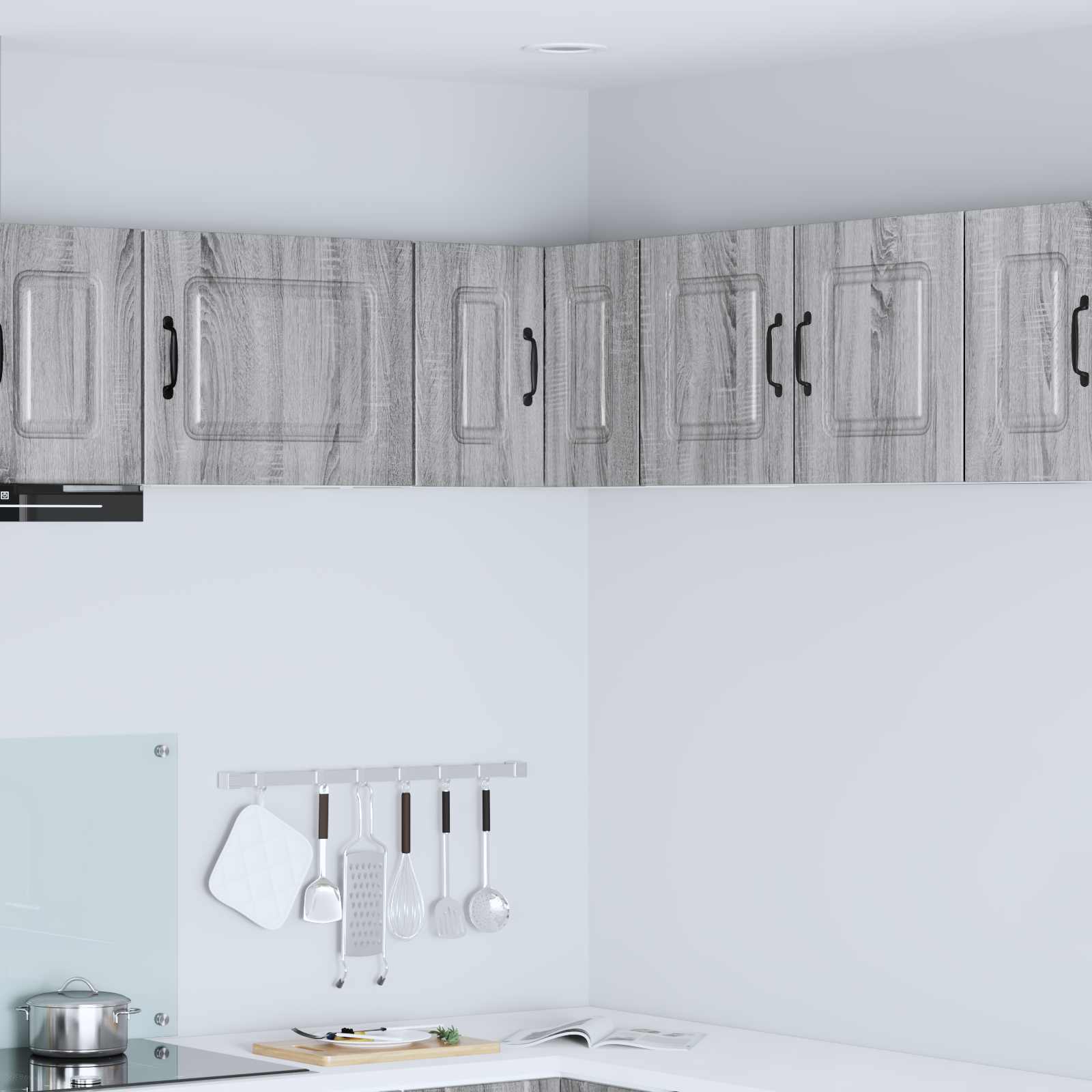 Painel de lava-louça kalmar cinza sonoma 57 x 57 x 40 cm
