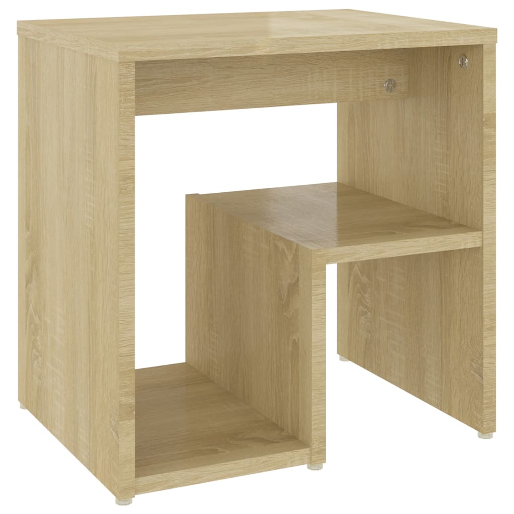 Mesa de cabeceira 40x30x40 cm derivados madeira carvalho sonoma