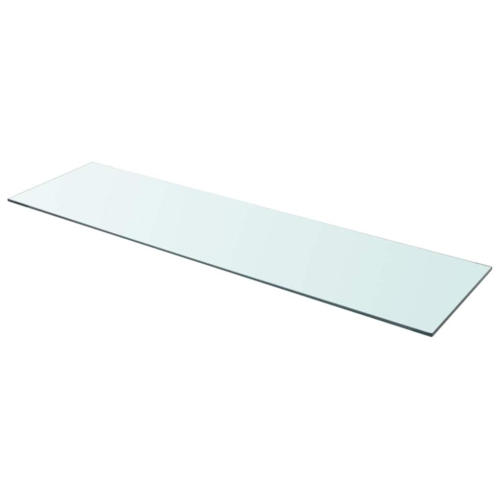 Prateleira de vidro 110x30 cm transparente