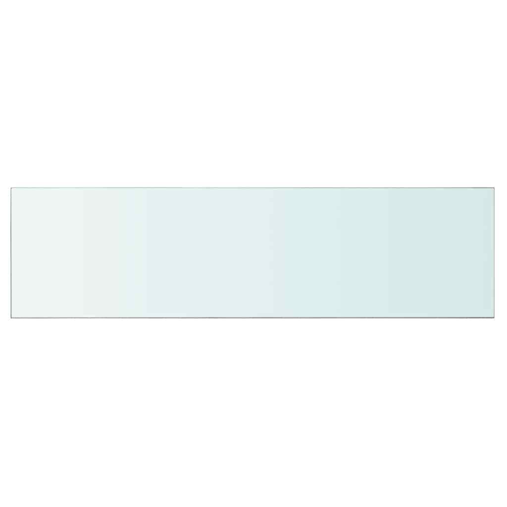 Prateleira de vidro 110x30 cm transparente
