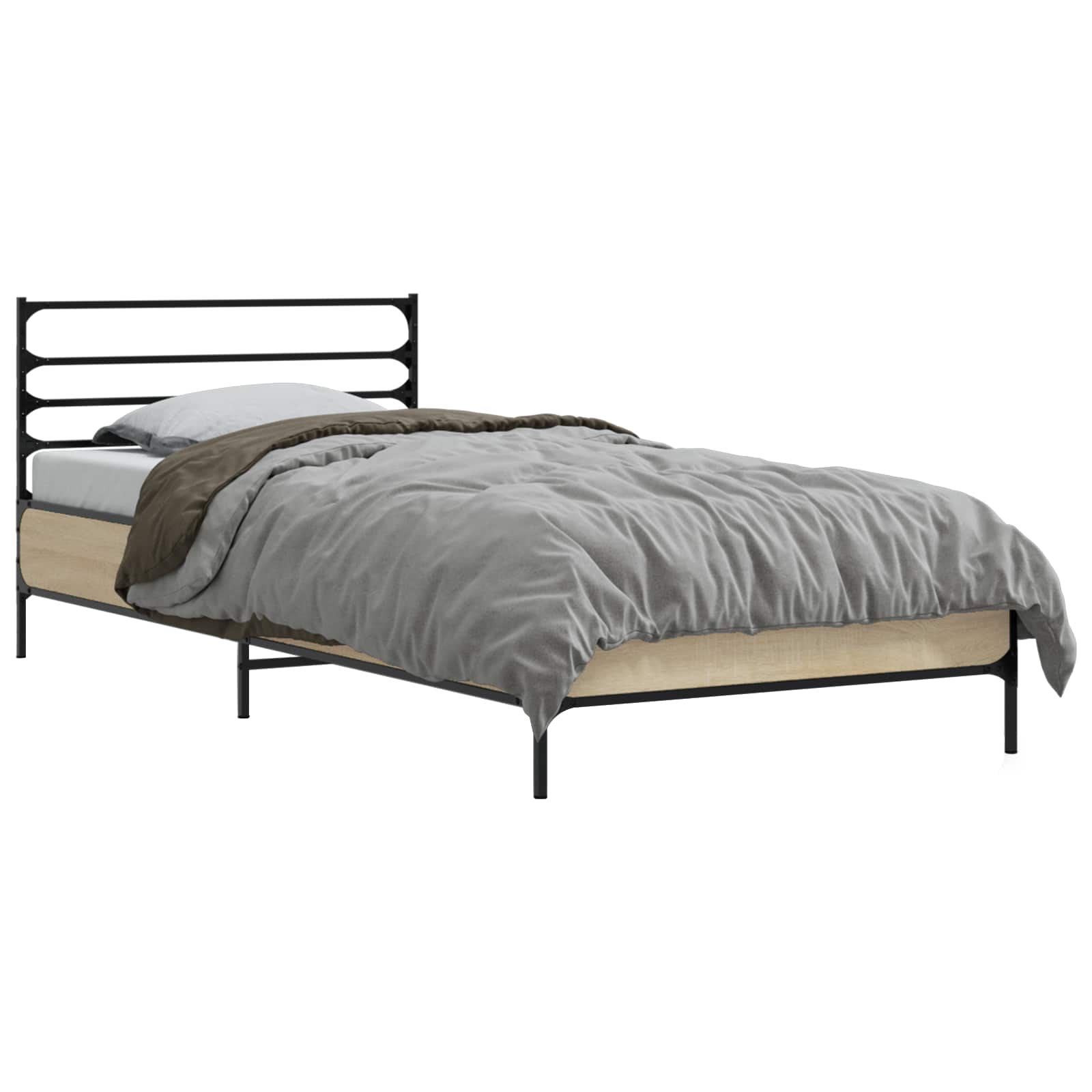 Estrutura da cama carvalho sonoma 80 x 200 cm