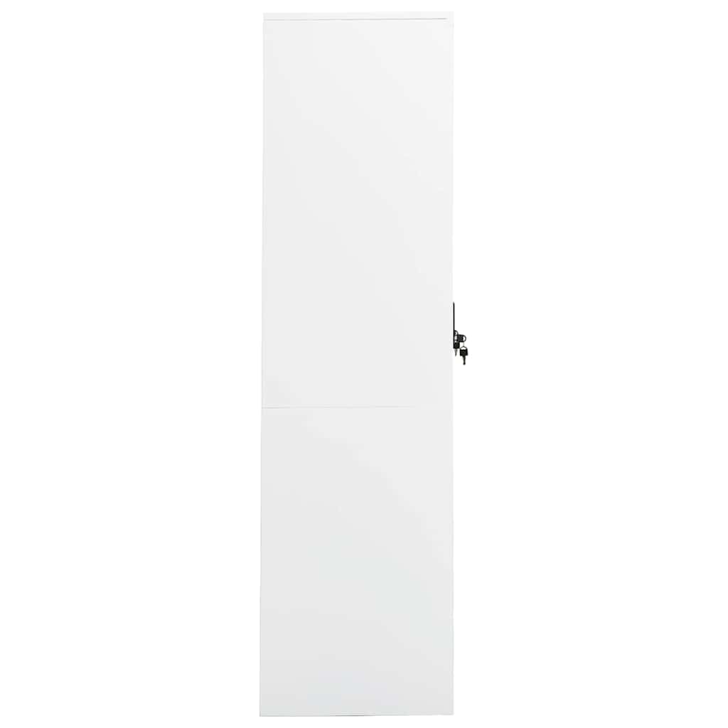 Roupeiro 80x50x180 cm aço branco