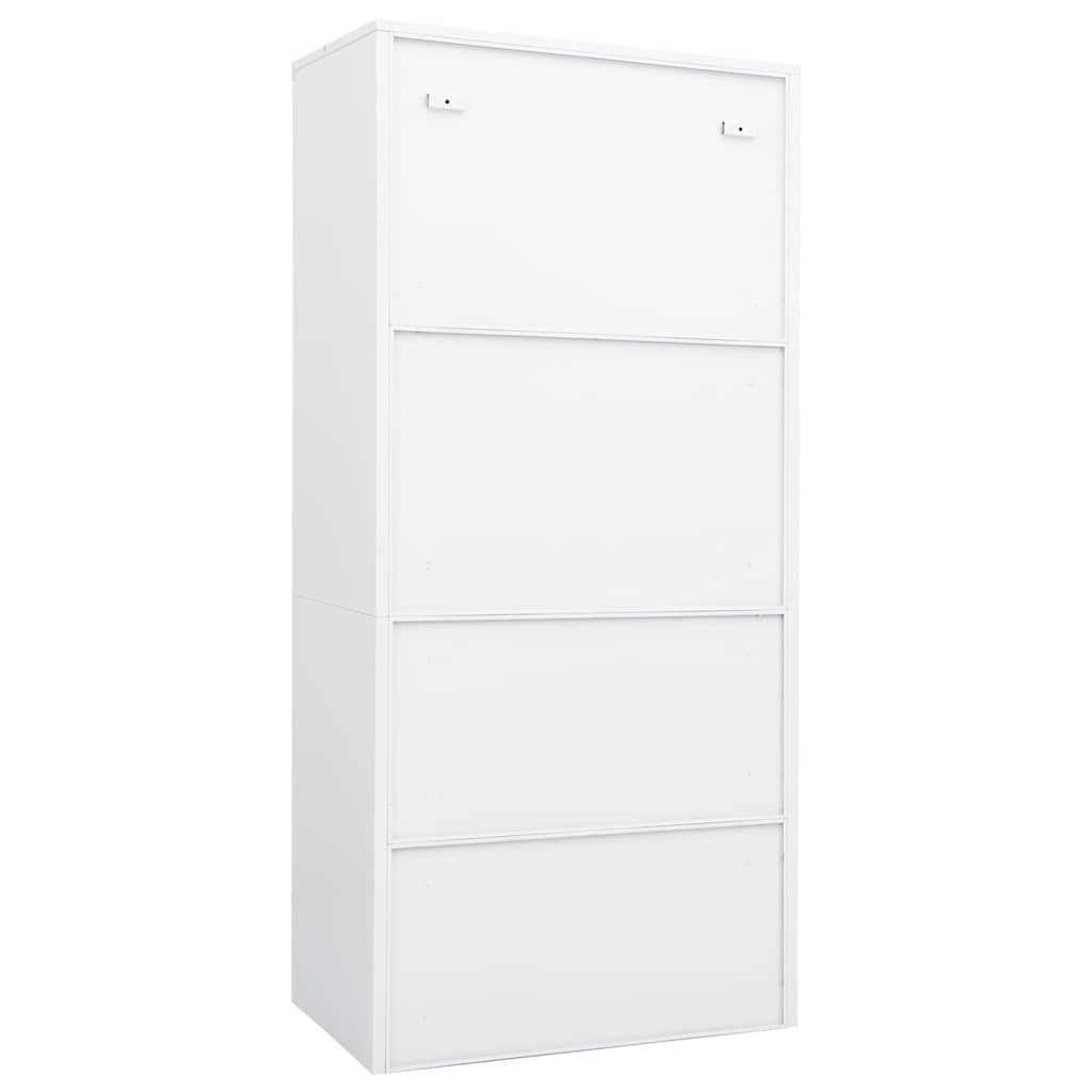 Roupeiro 80x50x180 cm aço branco