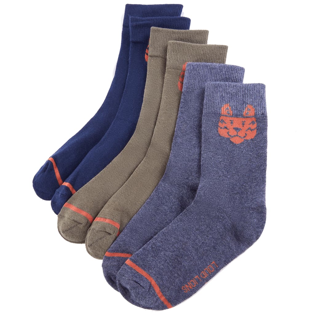 Meias para criança 5 pares ue 26-29