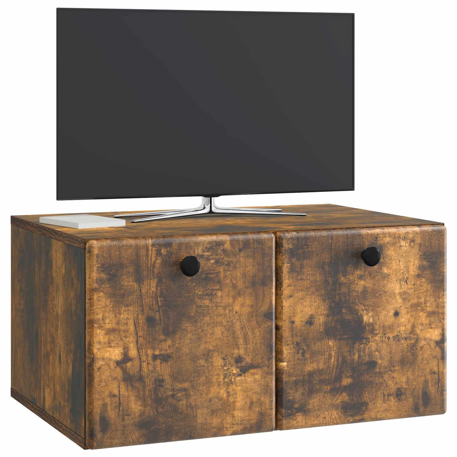 Gabinete de TV de parede 59,5 x 41 x 30 cm carvalho fumado