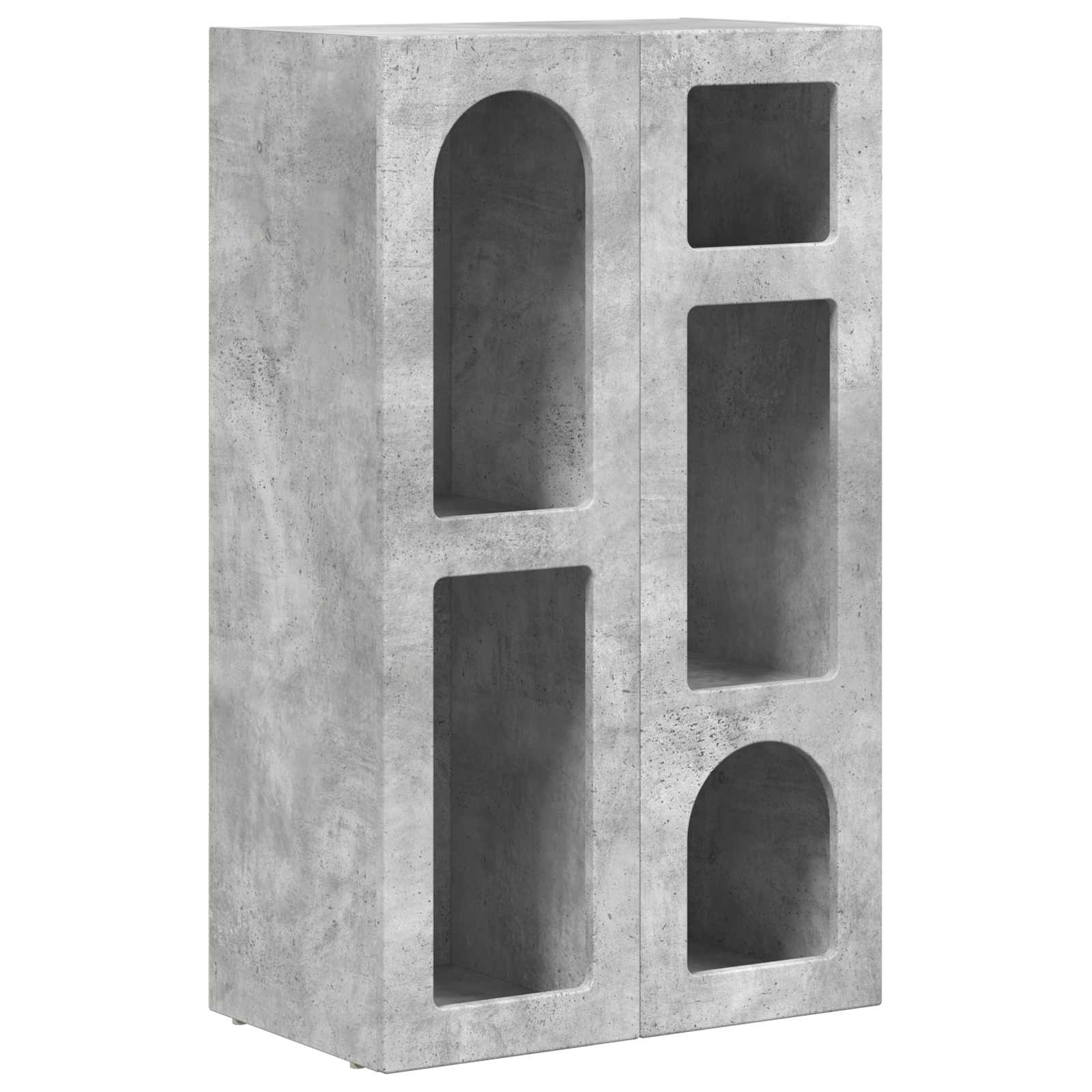 Buffet elst cinzento 59 x 35 x 100,5 cm derivados de madeira