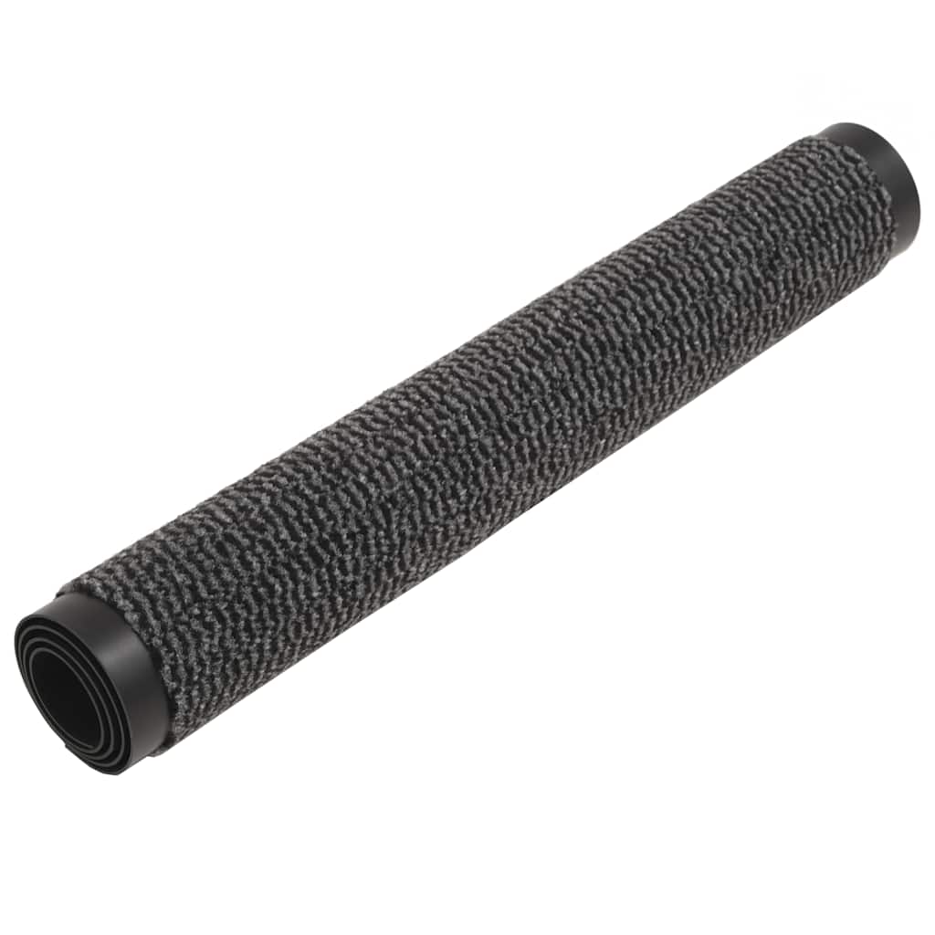 Tapete controlo pó retangular tufado 2pcs 80x120cm antracite