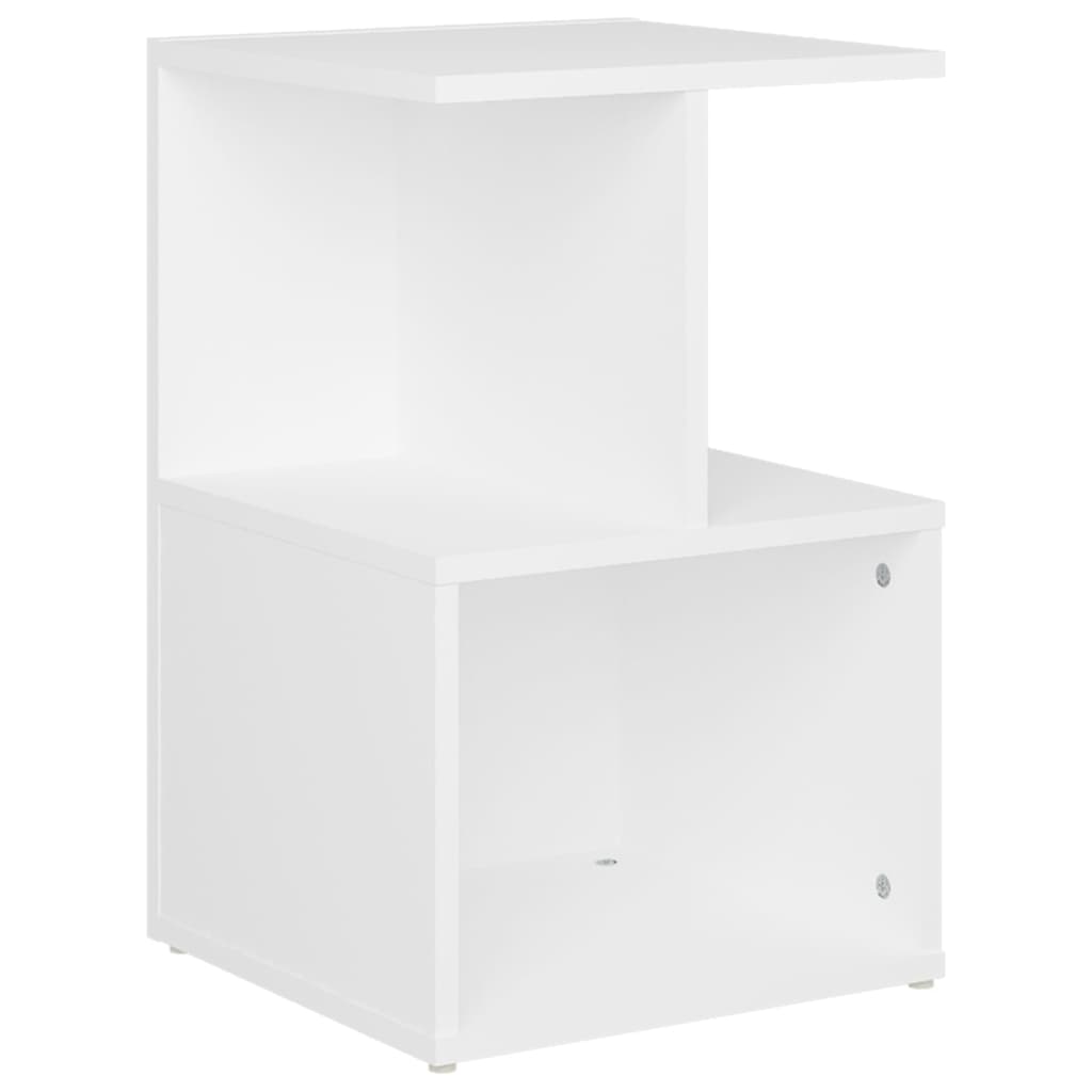 Mesa de cabeceira 35x35x55 cm derivados de madeira branco