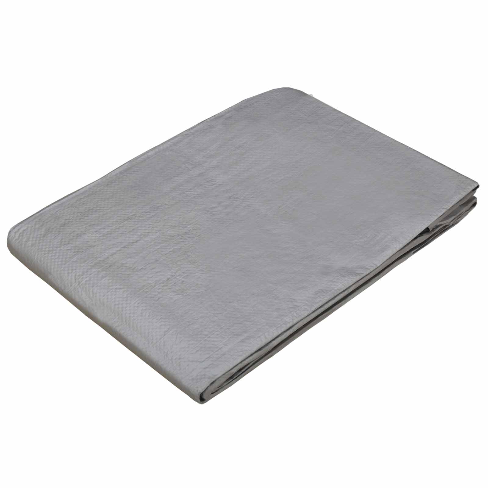 Lona com olhais cinzento-claro 4 x 5 m 90 gsm PE