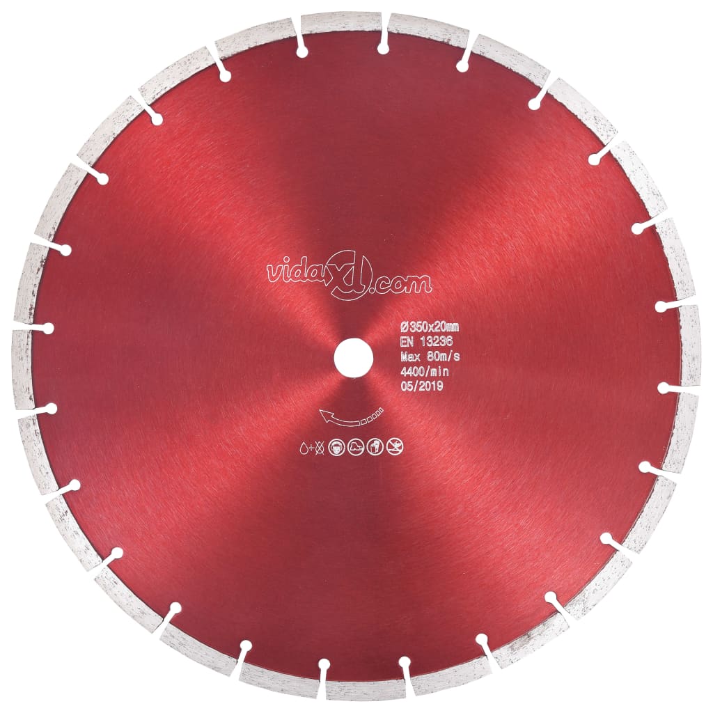 Disco de corte de diamante aço 350 mm