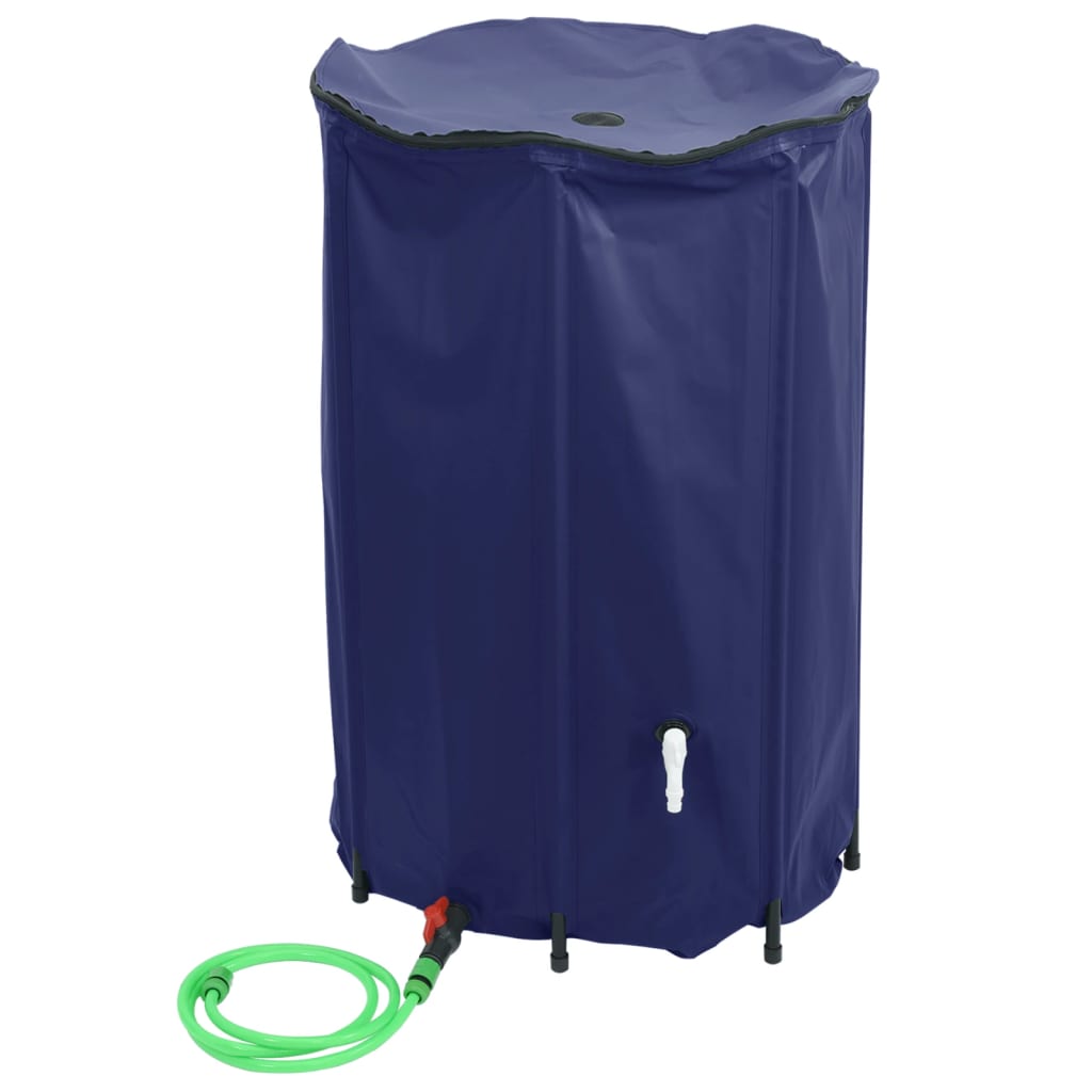 Depósito de água dobrável com torneira 1000 l PVC