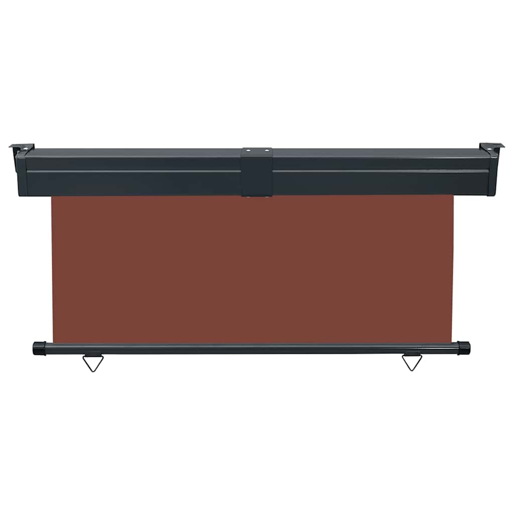 Toldo lateral para varanda 165x250 cm castanho