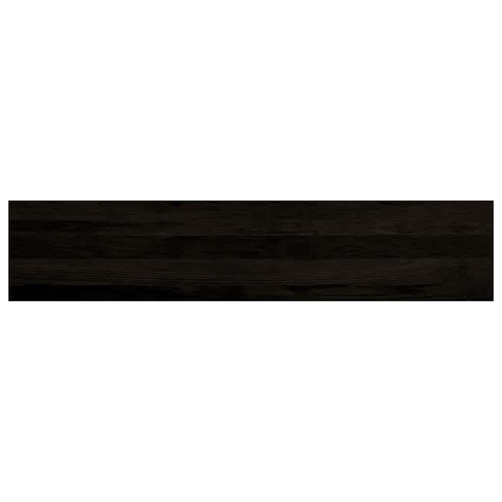 Tapetes de escada 12 pcs 120x25x2 cm carvalho castanho-preto
