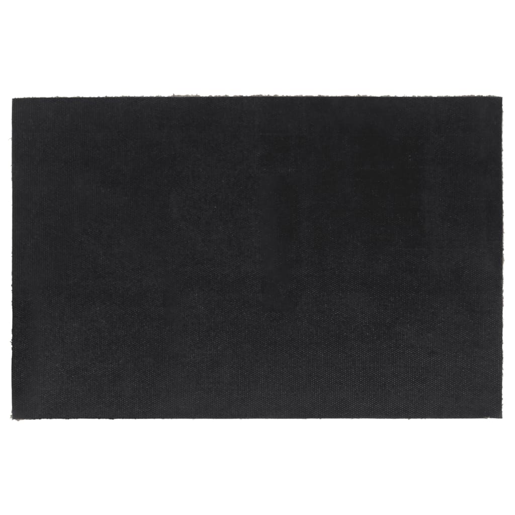 Tapete de porta 40x60 cm fibra de coco tufada natural