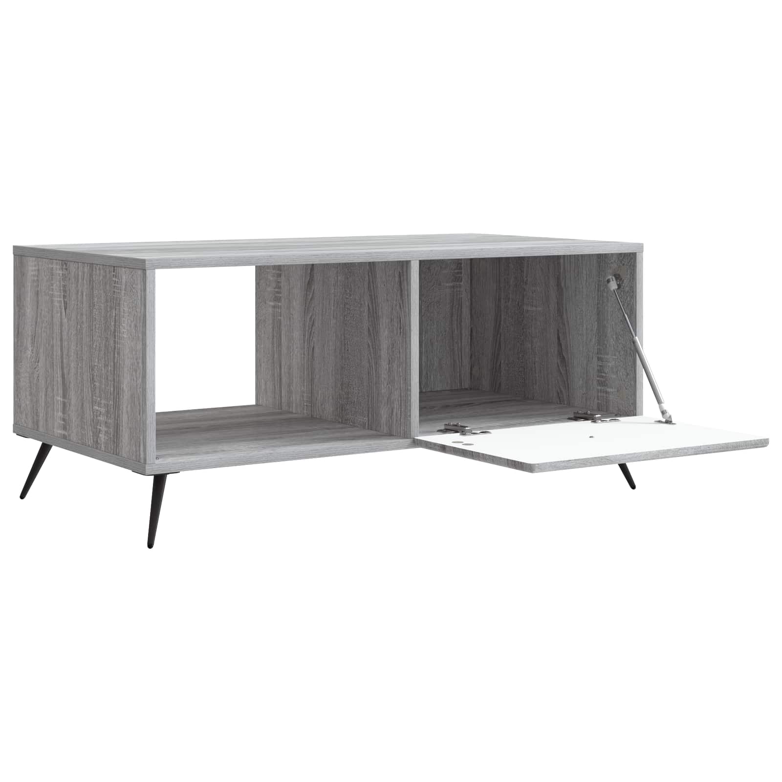 Mesa de centro sonoma cinzento 90 x 50 x 40 cm