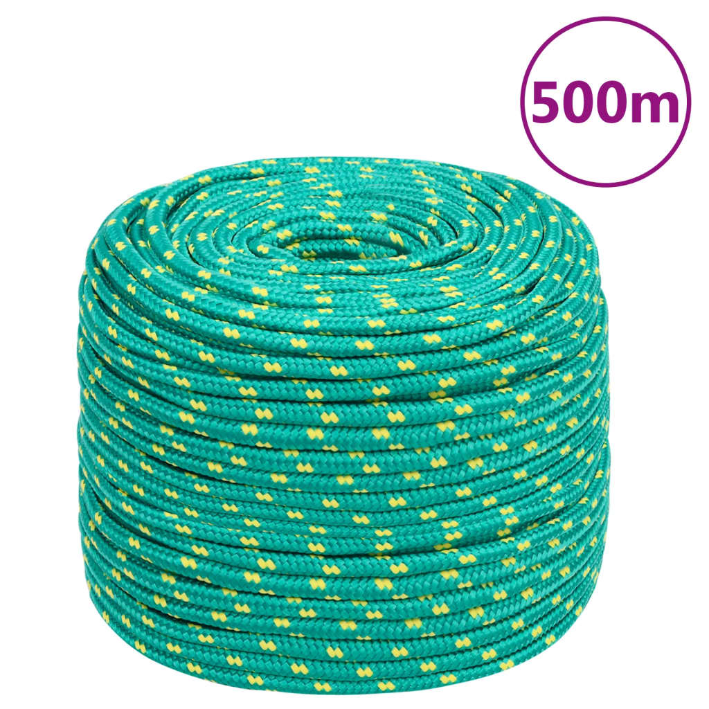 Corda de barco 8 mm 500 m polipropileno verde