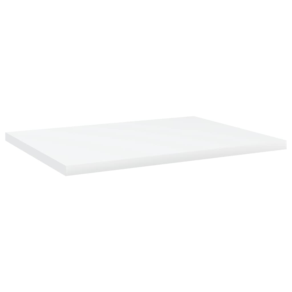 Prateleiras para estante 4 pcs 40x30x1,5cm contraplacado branco