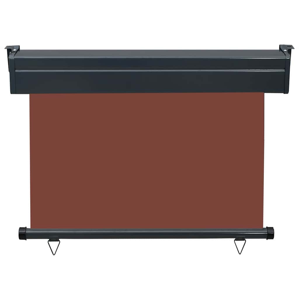 Toldo lateral para varanda 100x250 cm castanho