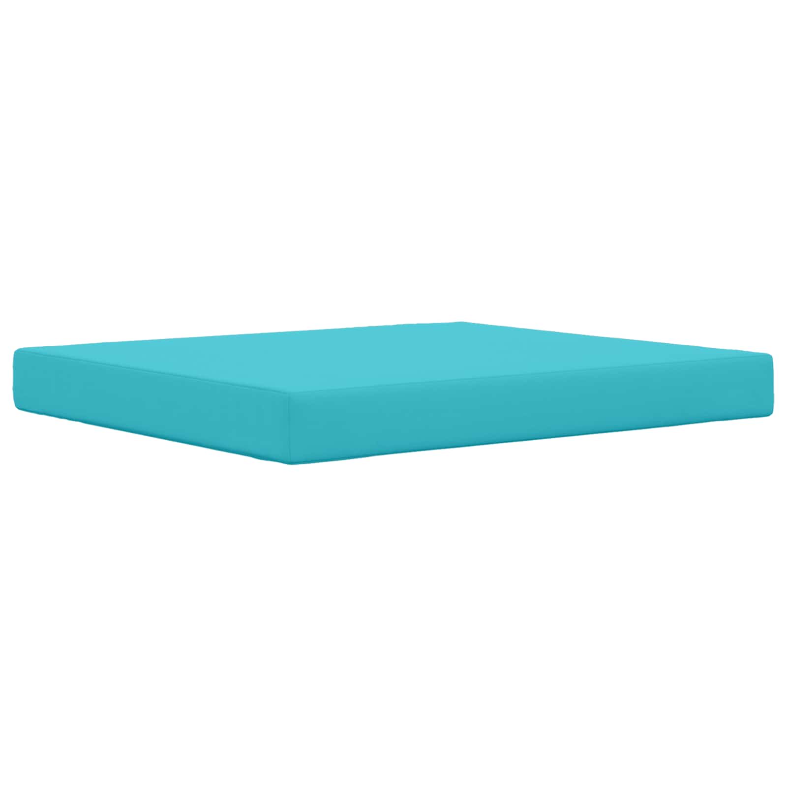 Almofada para sofá externo poliéster turquesa 80 x 68,5 x 8 cm