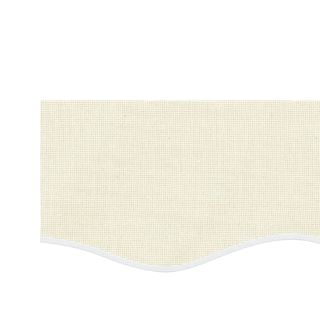Tecido de substituição para sanefa de toldo 600 cm riscas creme