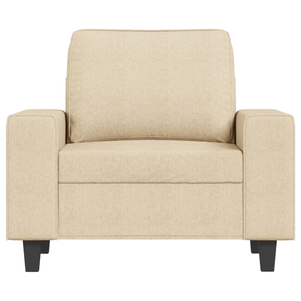 Poltrona 60 cm tecido cor creme