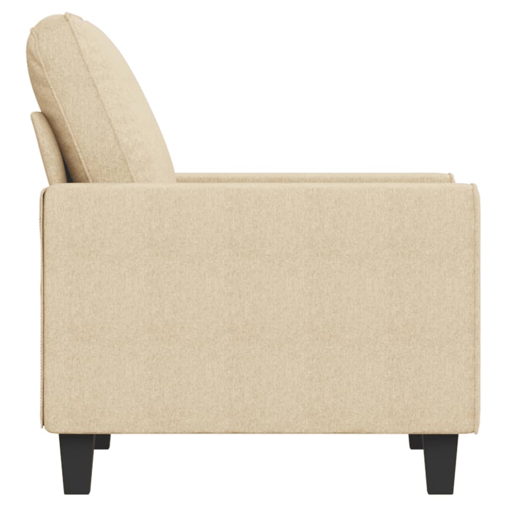 Poltrona 60 cm tecido cor creme