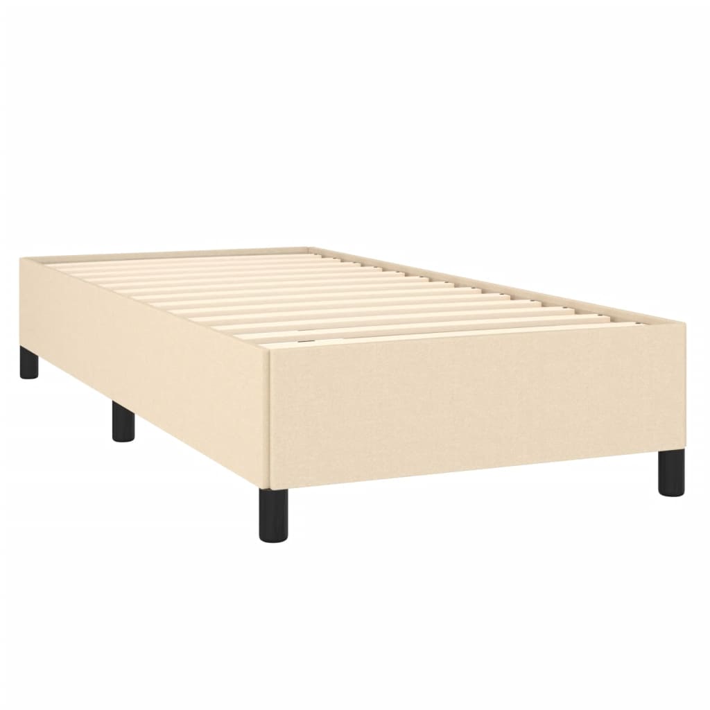 Estrutura de cama sem colchão 80x200 cm creme