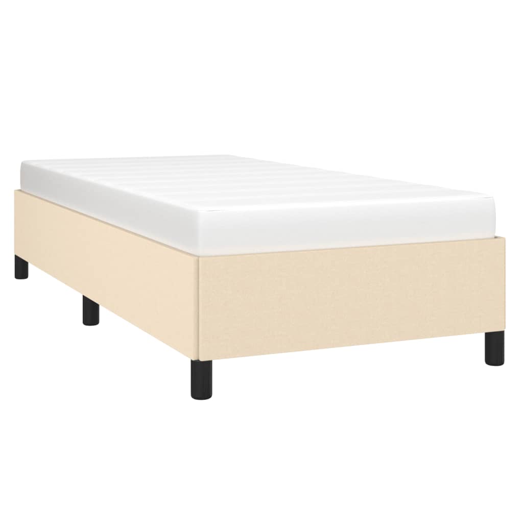 Estrutura de cama sem colchão 80x200 cm creme