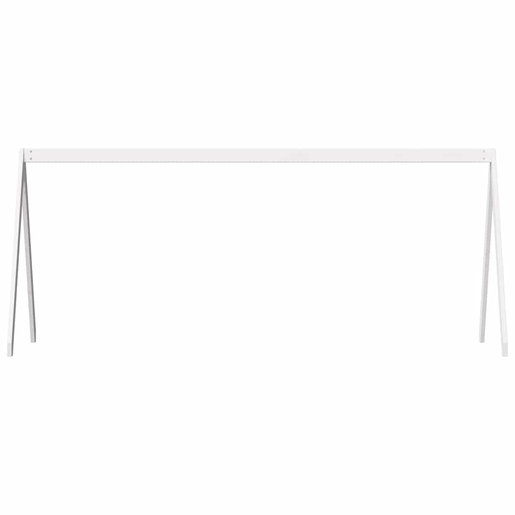 Telhado de cama infantil 209x95,5x88 cm pinho maciço branco