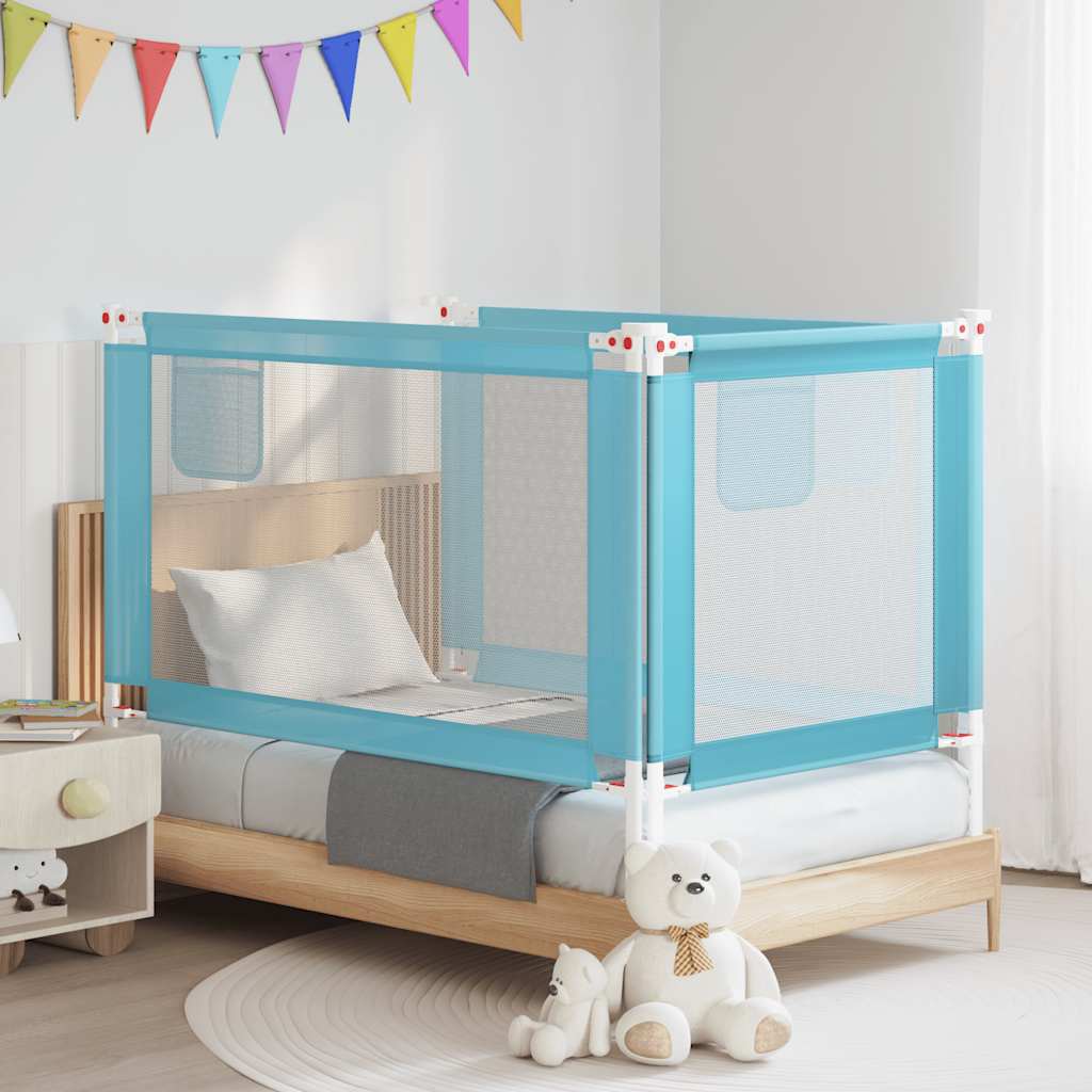 Barra de segurança p/ cama infantil tecido 140x25 cm azul