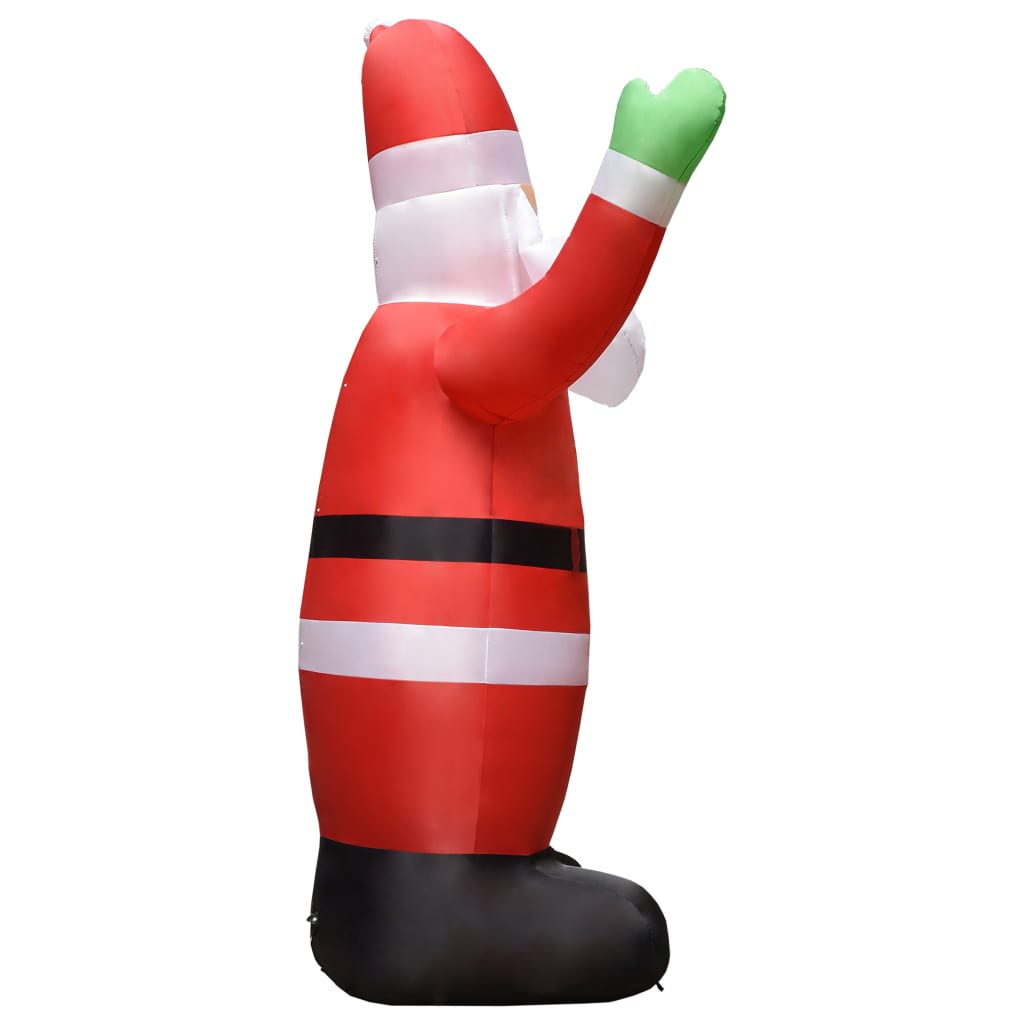 Pai natal insuflável com luzes LED IP44 3 m