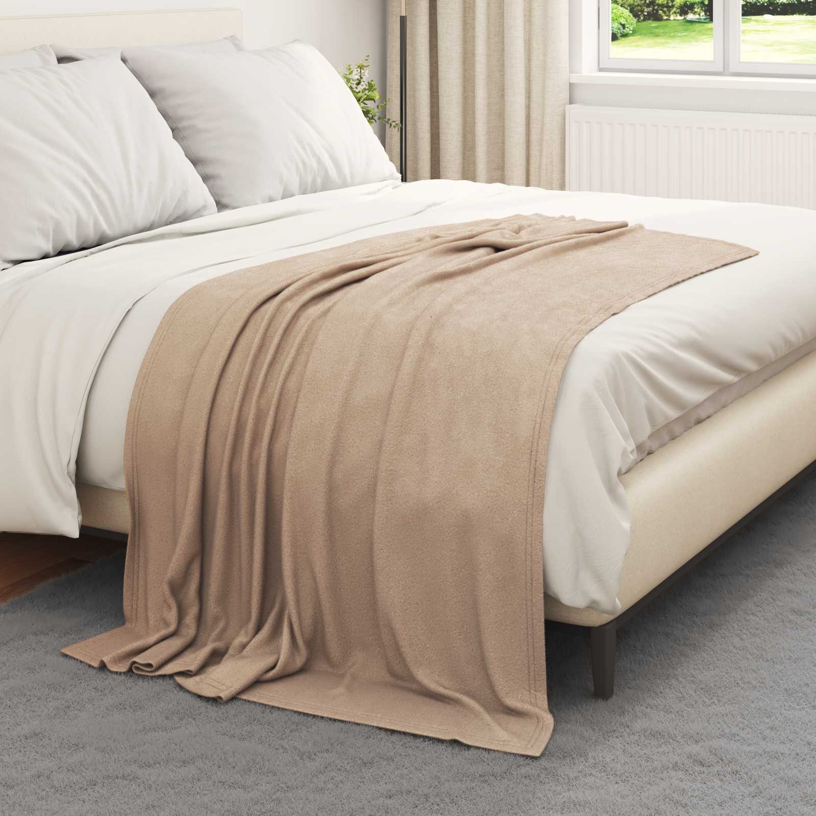 Cobertores de sofá 24 unid. camelo 170 x 130 cm 8.06 lã