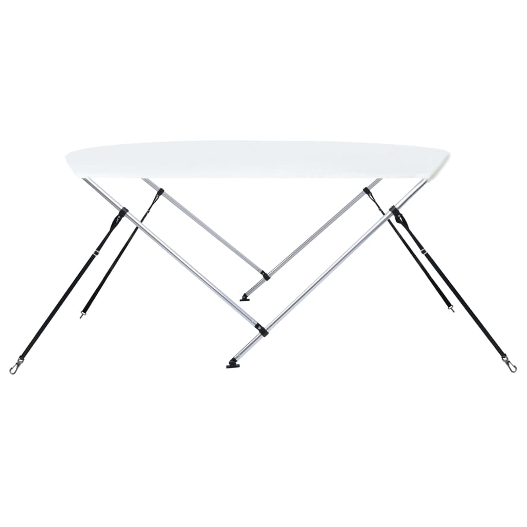 Toldo em 2 arcos bimini 180x130x110 cm branco