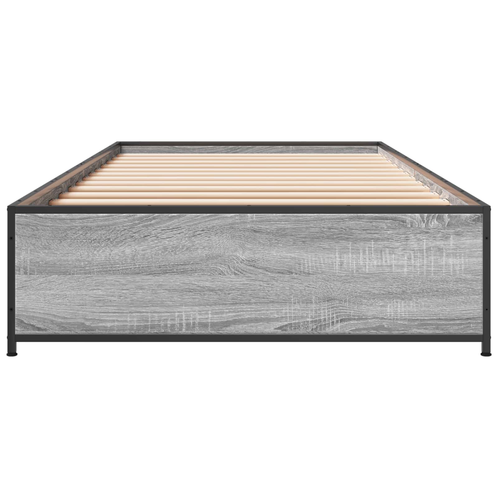 Estrutura da cama sonoma cinzento 80 x 200 cm