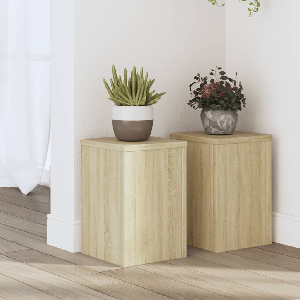 Suportes p/ plantas 2 pcs 20x20x30 cm derivados madeira
