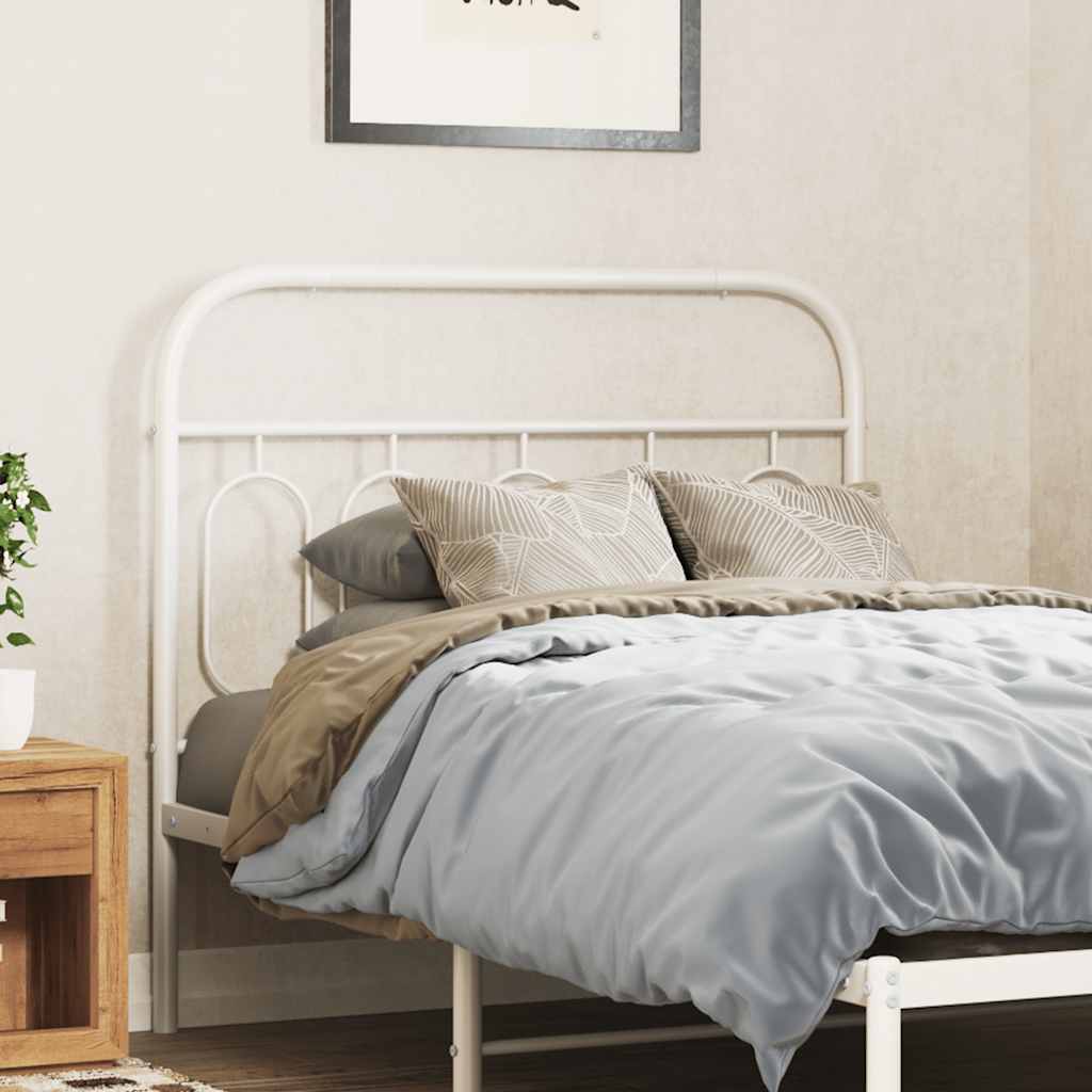 Cabeceira de substituição 100 cm metal branco